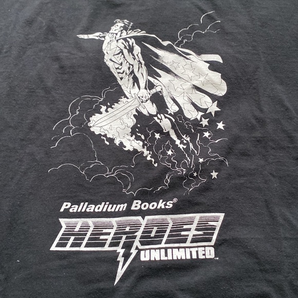 Palladium Books HEROES UNLIMITED Unisex Shirt - Picture 5 of 7